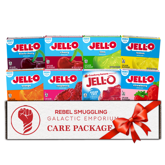 Sugar Free Gelatin Variety 8 Pack Gift Basket Care Package by Rebel Smuggling Galactic Emporium