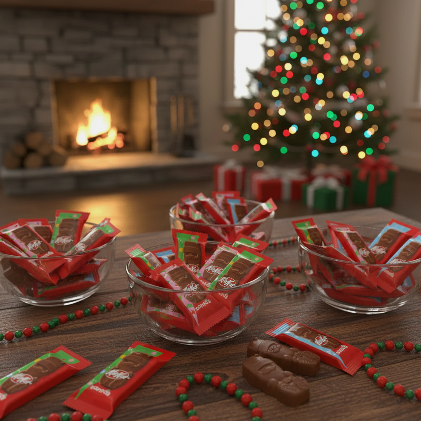 Kit Kat Santas Wrapped 2lb Bag