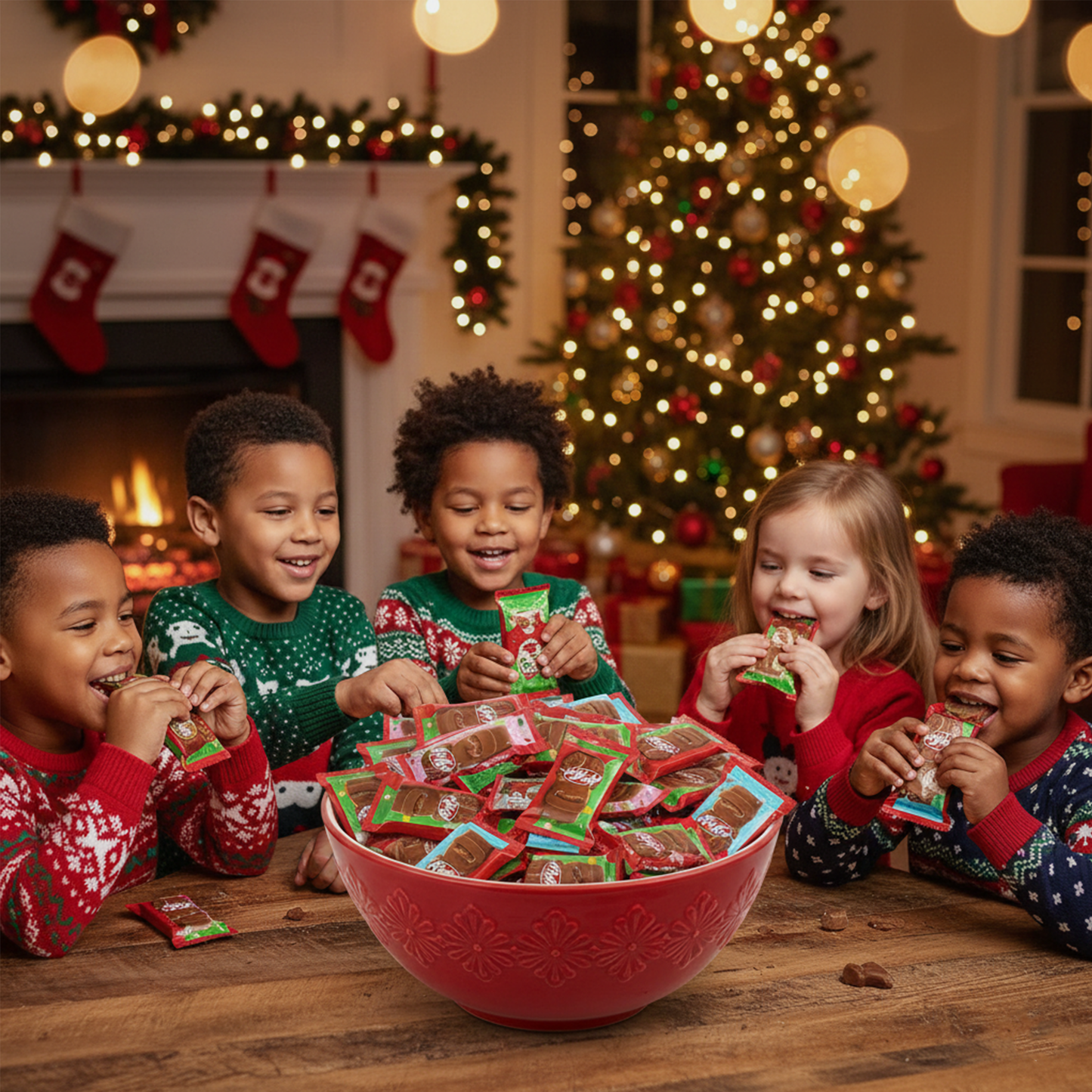 Kit Kat Santas Wrapped 2lb Bag