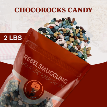 Chocolate Rocks Edible Candy Bulk 2LB Bag by Rebel Smuggling Galactic Emporium