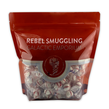 King Leo Christmas Soft Peppermint Puffs Candy Bulk 2lb Bag, Individually Wrapped Mints