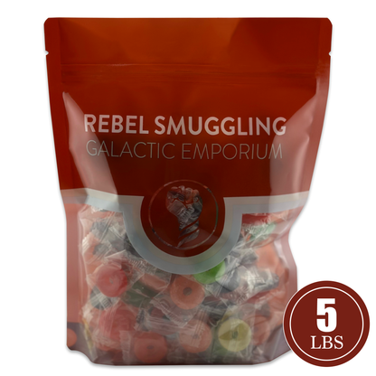 Life Savers Assorted Hard Candy Bulk 5lb Bag - 5 Fruit Flavors Individually Wrapped