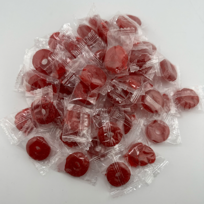 Life Savers Cherry Hard Candy Bulk 1lb Bag - Wild Cherry Individually Wrapped