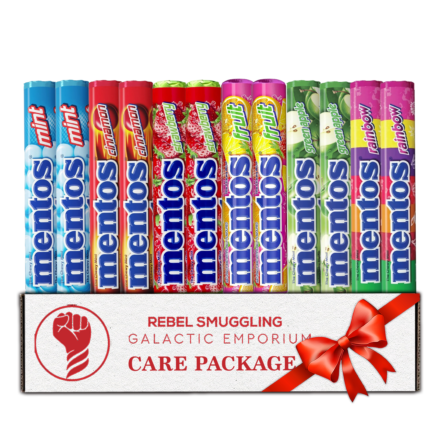 Mentos Candy Rolls Variety Pack - 12 Rolls in 6 Flavors (1.32oz Each)
