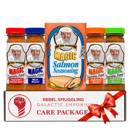 Seasoning Blends Variety 5 Pack Gift Basket Care Package by Rebel Smuggling Galactic Emporium. Includes- Salmon Seasoning, Poultry Seasoning, Steak, and More.
