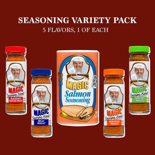 Seasoning Blends Variety 5 Pack Gift Basket Care Package by Rebel Smuggling Galactic Emporium. Includes- Salmon Seasoning, Poultry Seasoning, Steak, and More.