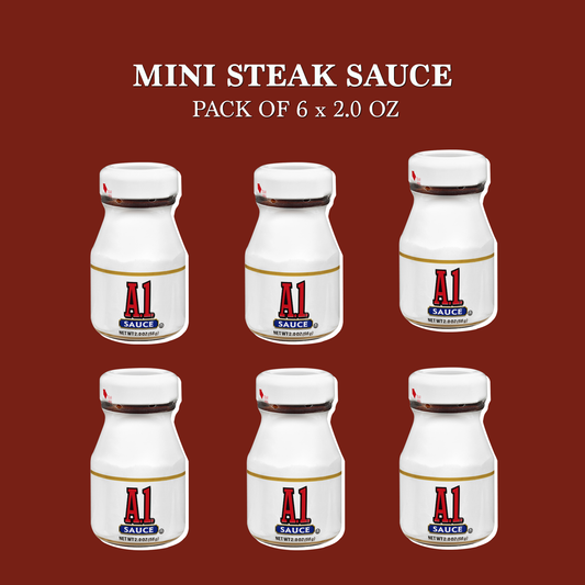 Steak Sauce 6 Pack of Mini 2oz Bottles Gift Basket Care Package by Rebel Smuggling Galactic Emporium