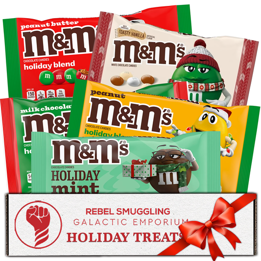 M&M's Holiday Variety Pack of 5- Milk Chocolate, Peanut Chocolate, Mint Chocolate, Toasty Vanilla White Chocolate, Peanut Butter Chocolate