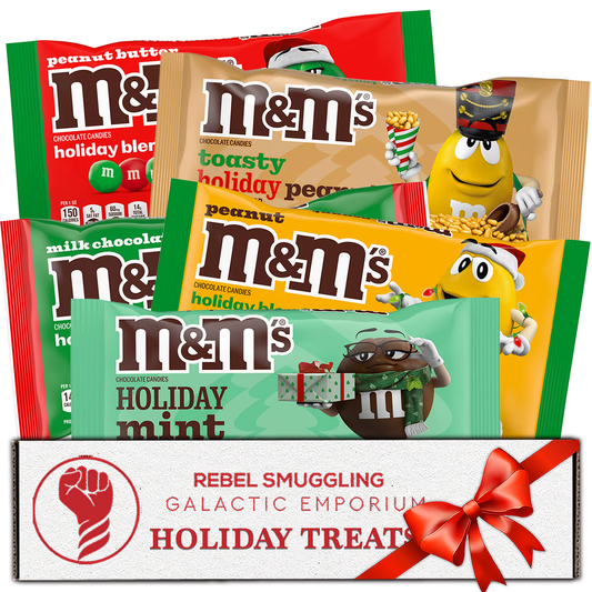 M&M's Holiday Variety Pack of 5- Milk Chocolate, Peanut Chocolate, Mint Chocolate, Toasty Holiday Peanut, Peanut Butter Chocolate