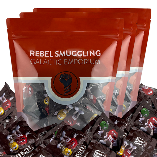 M&M's Fun Size Milk Chocolate Candy Pieces Bulk 3 x 2lb Bags of Individual Packs by Rebel Smuggling Galactic Emporium (6lbs Total)