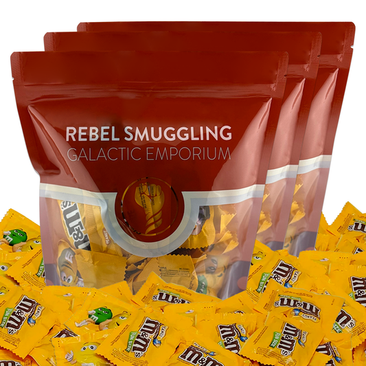 M&M's Fun Size Peanut Chocolate Candy Pieces Individual Packs Bulk 3 x 2LB Bags by Rebel Smuggling Galactic Emporium (6lbs Total)