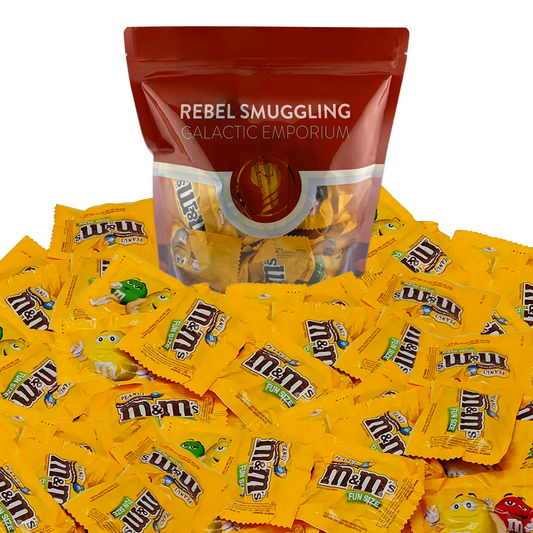 M&M'S Fun Size Peanut Chocolate Candy Pieces Individual Packs Bulk 5LB Bag by Rebel Smuggling Galactic Emporium