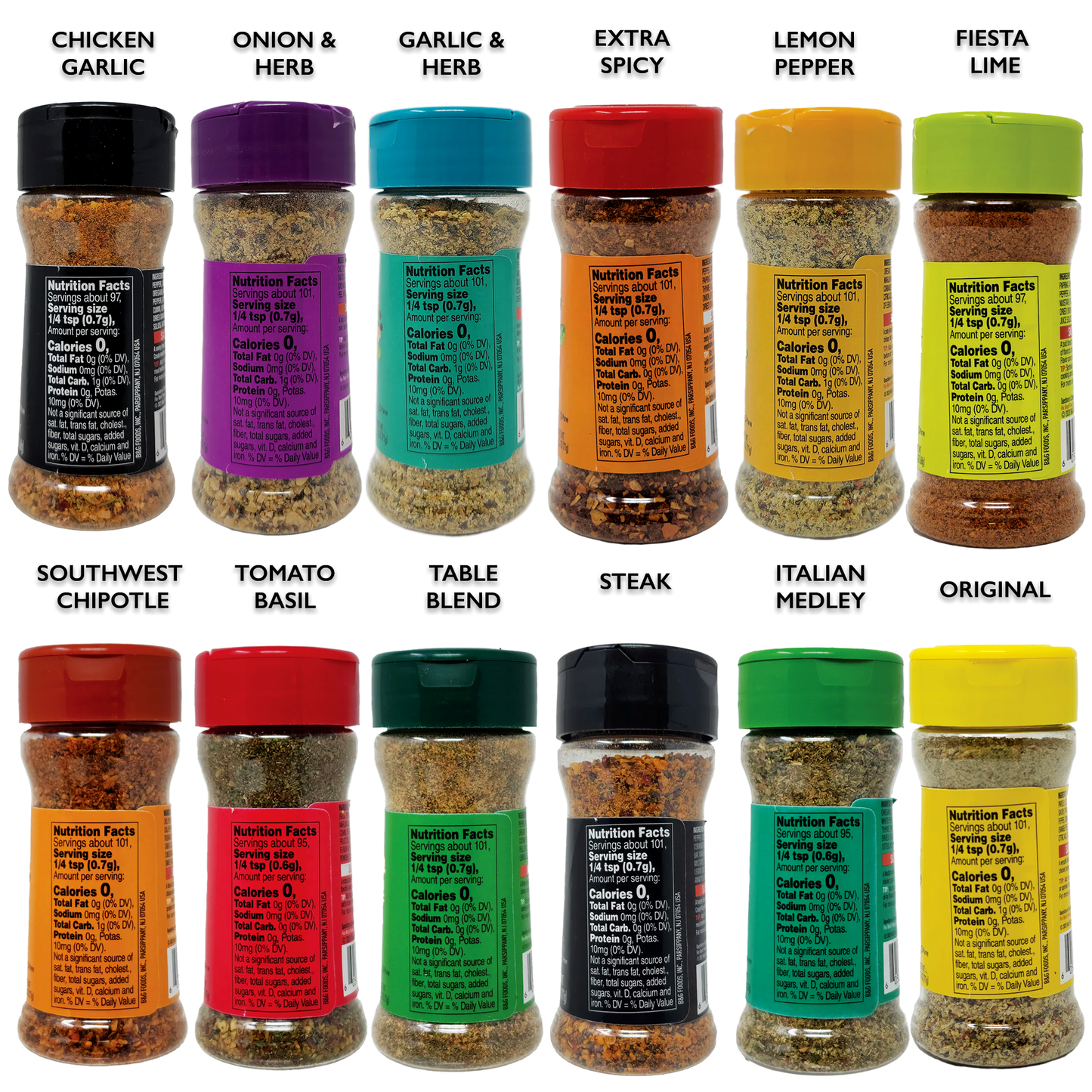 Mrs Dash Seasoning Variety 12 Pack