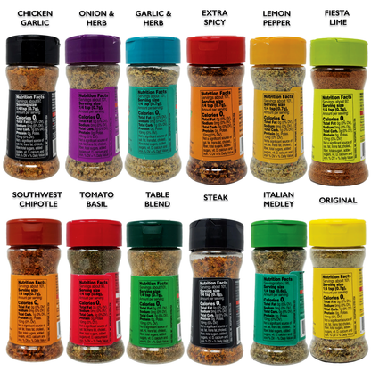 Mrs Dash Salt-Free Seasoning Variety Pack - 12 Premium Flavors Gift Set