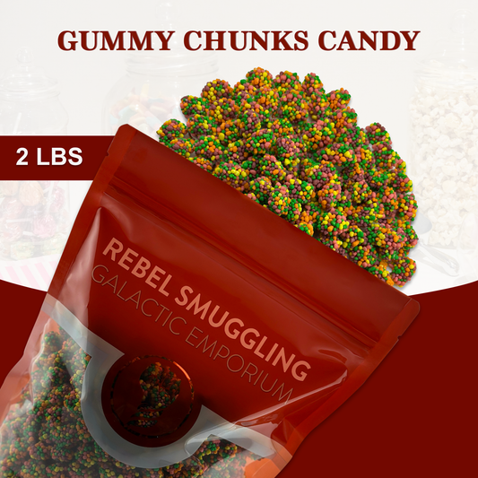 Gummy Chunks Candy Bulk 2LB Bag by Rebel Smuggling Galactic Emporium