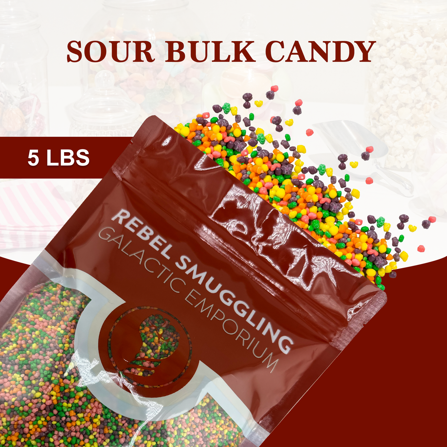 Nerds 5LB Bag by Rebel Smuggling Galactic Emporium.