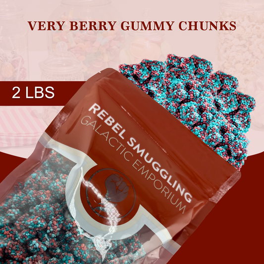 Very Berry Gummy Chunks Candy Bulk 2LB Bag