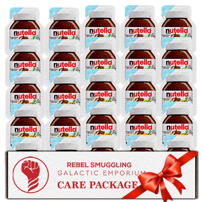 Mini Chocolate Hazelnut Cups, 20 Pack of 0.52oz Single Serve Gift Basket Care Package by Rebel Smuggling Galactic Emporium