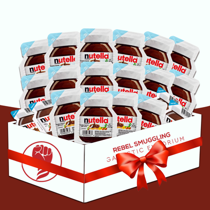 Mini Chocolate Hazelnut Cups, 20 Pack of 0.52oz Single Serve Gift Basket Care Package by Rebel Smuggling Galactic Emporium