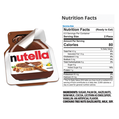 Mini Chocolate Hazelnut Cups, 20 Pack of 0.52oz Single Serve Gift Basket Care Package by Rebel Smuggling Galactic Emporium