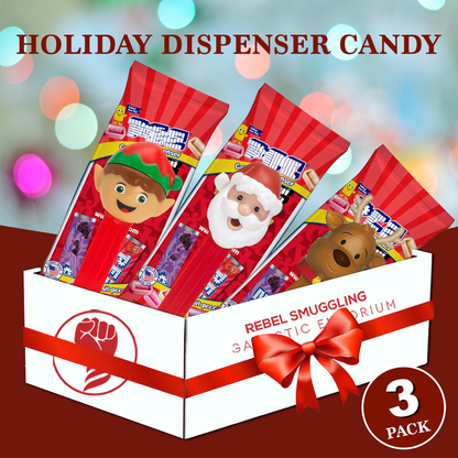 Pez Holiday Dispenser Pack of 3 Dispensers