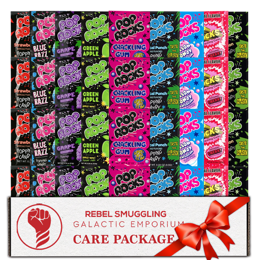 Popping Rocks Candy Bulk Variety 36 Pack Care Package Gift Basket by Rebel Smuggling Galactic Emporium