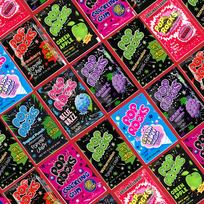 Pop-Rocks Variety 18 Pack- 9 Flavors, 2 of Each Flavor Rebel Smuggling LLC Gift Bag