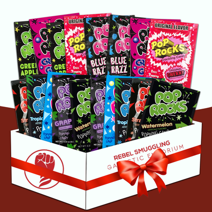 Pop-Rocks Variety 18 Pack- 9 Flavors, 2 of Each Flavor Rebel Smuggling LLC Gift Bag