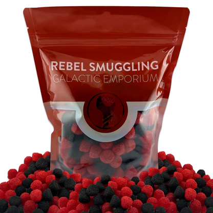 Blackberry and Raspberry Candy Gummies Bulk 2LB Bag