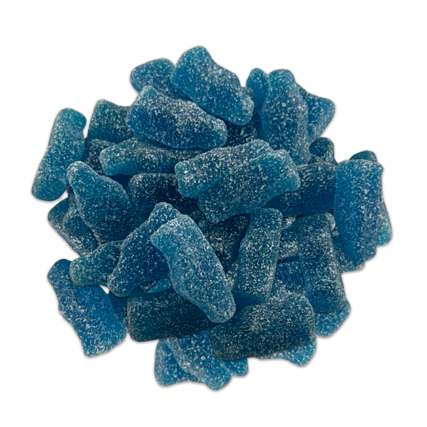 Sour Blue Raspberry Gummy Soda Bottles Bulk 1lb Bag by Rebel Smuggling Galactic Emporium
