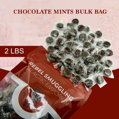 Chocolate Candy Mints Bulk 2lb Bag of Chocolate Mints Individually Wrapped