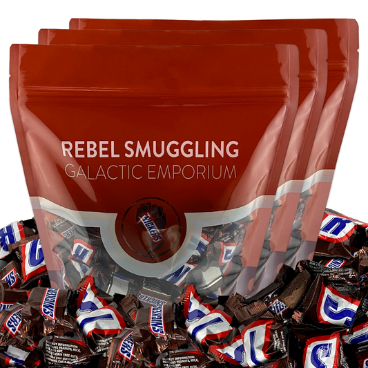 Snicker's Mini Chocolate Caramel Candy Bars Bulk 3 x 2LB Bags by Rebel Smuggling Galactic Emporium (6lbs Total)