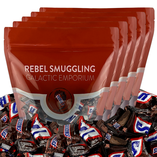 Snicker's Mini Chocolate Caramel Candy Bars Bulk 5 x 2LB Bags by Rebel Smuggling Galactic Emporium (10lbs Total)
