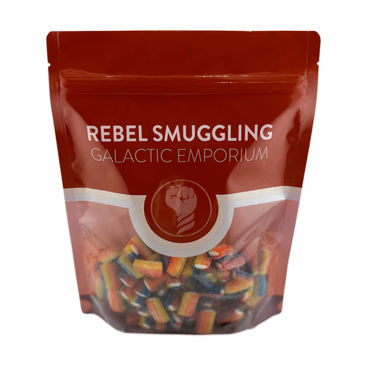 Sour Rainbow Sticks Candy Bulk 1lb Bag by Rebel Smuggling Galactic Emporium