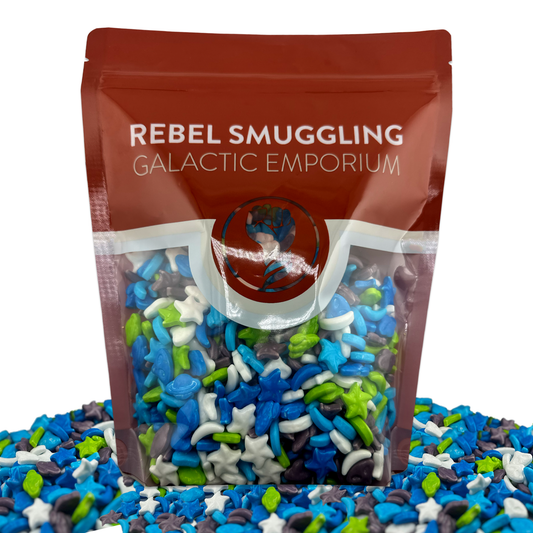 Space Themed Hard Candy Bulk 2LB Bag, Bulk Candy For Gumball Machine by Rebel Smuggling Galactic Emporium.