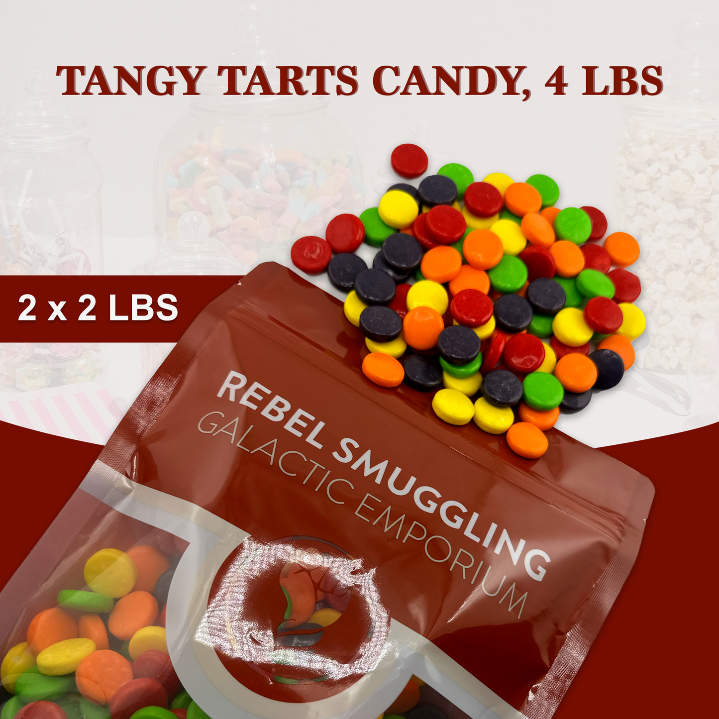 Chewy Tart Candy Bulk 4LB Bag by Rebel Smuggling Galactic Emporium