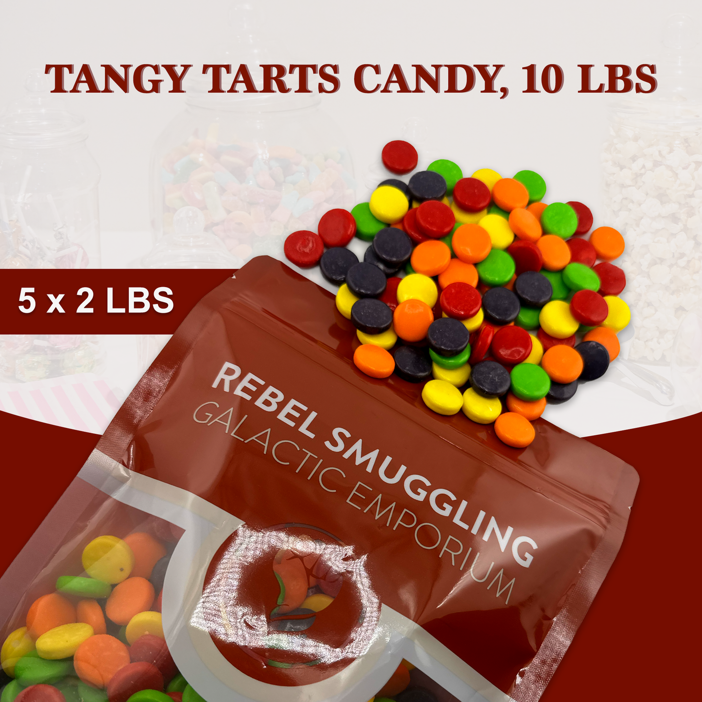 Chewy Tart Candy Bulk 10LB Bag by Rebel Smuggling Galactic Emporium