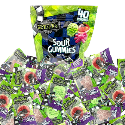 Beetle Juice Halloween Sour Gummy Candies Bulk 40 Pack by Rebel Smuggling Galactic Emporium