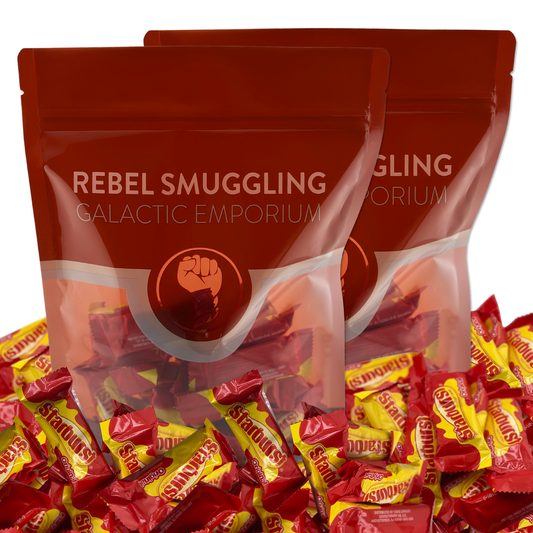 Fun Size Fruit Chew Candy Bulk 2 x 2lb Bags by Rebel Smuggling Galactic Emporium (4lbs Total)