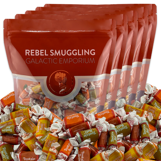 Tootsie Midgees Harvest Chews Bulk 5 x 2LB Bags of Chewy Fall Candy by Rebel Smuggling Galactic Emporium (10lbs Total)