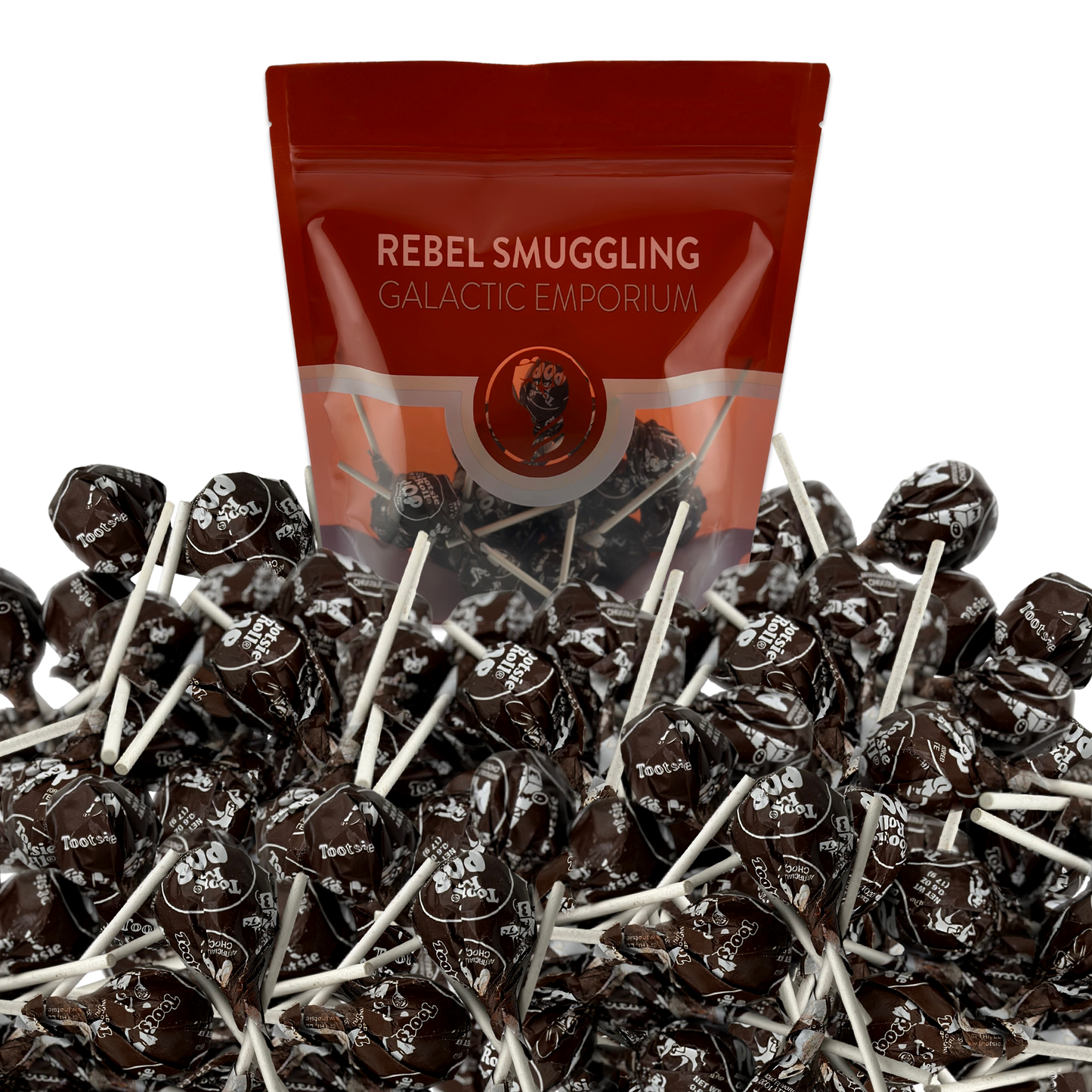 Tootsie Pops Lollipops, Chocolate Tootsie Roll Pops Bulk 60 Count (Approx 2.5lbs of Tootsie Pop) by Snackivore. Chocolate Tootsie Pops.