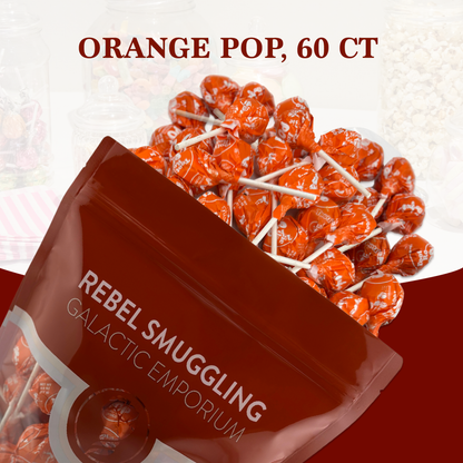 Tootsie Pop, Orange, 60 Pack