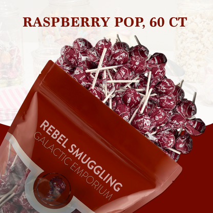 Tootsie Pop, Red Raspberry, 60 Pack