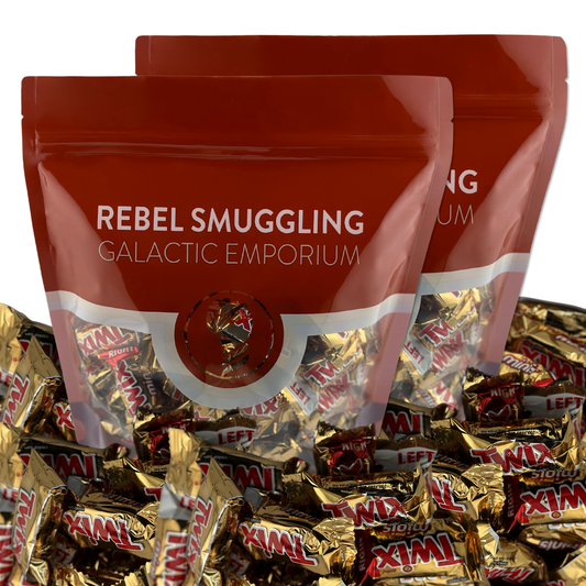 Twix Mini Caramel Chocolate Candy Bars Bulk 2 x 2LB Bags by Rebel Smuggling Galactic Emporium (Total of 4lbs)