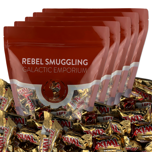 Twix Mini Caramel Chocolate Candy Bars Bulk 5 x 2LB Bags by Rebel Smuggling Galactic Emporium (Total of 10lbs)