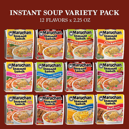 Maruchan Instant Noodles Soup Cup Variety 12 Pack by Rebel Smuggling Galactic Emporium