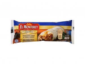 El Monterey Steak and Cheese All Natural Burrito 5oz (PACK OF 24)