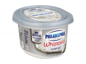 Kraft Philadelphia Whipped Plain Cream Cheese Spread 8oz (12 Pk)