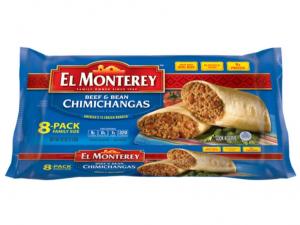 El Monterey Chimichanga Beef Bean 4 Ounce 2oz (PACK OF 8)