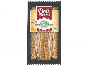 Deli Express Turkey Cheese Wheat Sandwich, Ready-To-Eat (4.2 OZ, 10 Per Case)